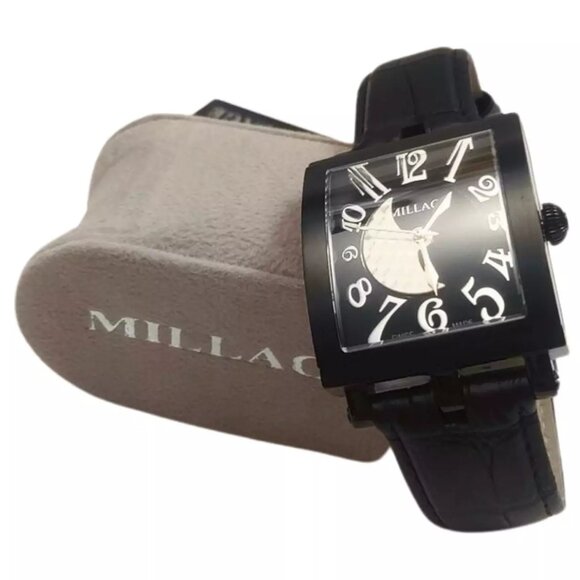 Millage The Evreux Collection Model ML0073-A Black Watch - Swiss Quartz Movement - Picture 9 of 13
